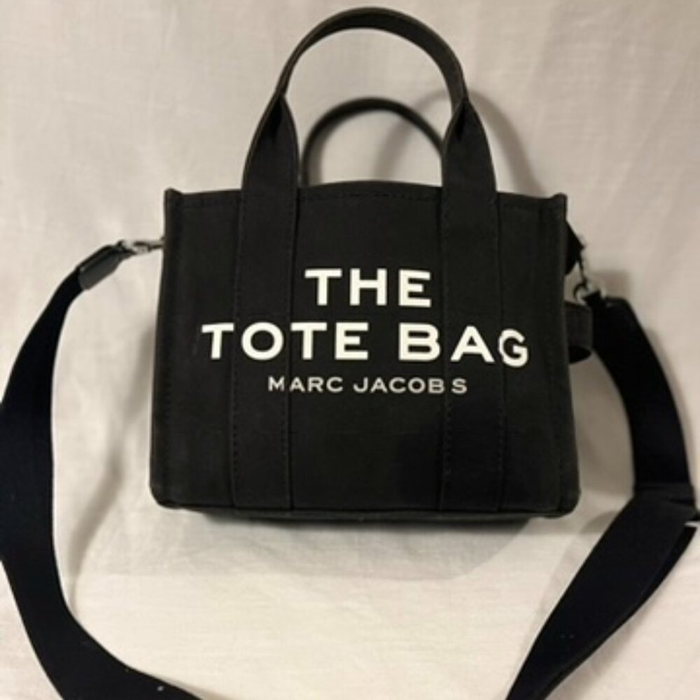 Marc Jacobs “The Tote Bag” - Black Canvas Mini